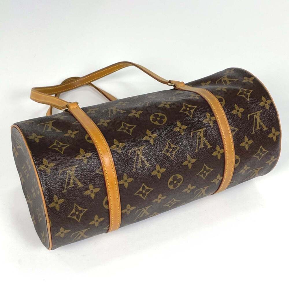 LOUIS VUITTON Brown Monogram Papillon 30 Pouch - Picture 2 of 8